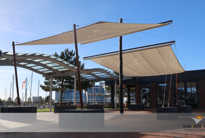 Markisensegel-Soliday-CS als Windjammer im Ostseeresort-Damp