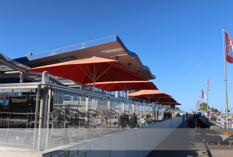 Gastroschirme May-Schattello im Ostseeresort Damp