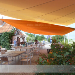 Sonnensegel Deichperle Kiel Strandrestaurant "Deichperle" mit Sonnensegeln an der Kieler Förde