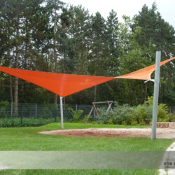 Kita-Segel Hannover Hypar-Saisonsegel über Sandkiste