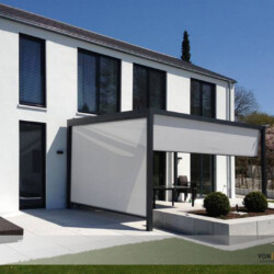 Terrassendach Leiner Q.bus mit Zip-Screens