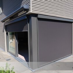 Senkrechtmarkise Roma Zip-Screen Fensermarkise ROMA ZIP-Textilscreen