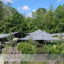 Highend Sonnensegel in Zoo München Highend Sonnensegel in Zoo Hellabrunn München über Robbengehege